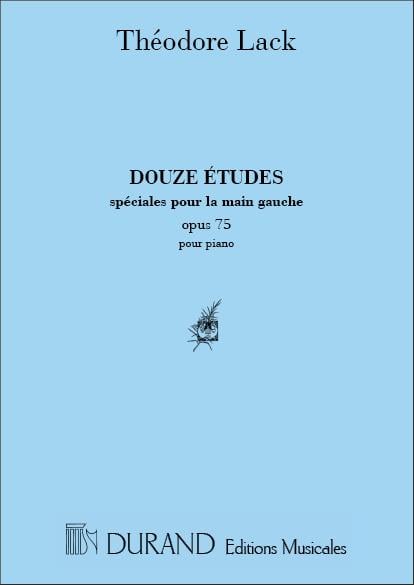 12 Etudes Main Gauche Piano